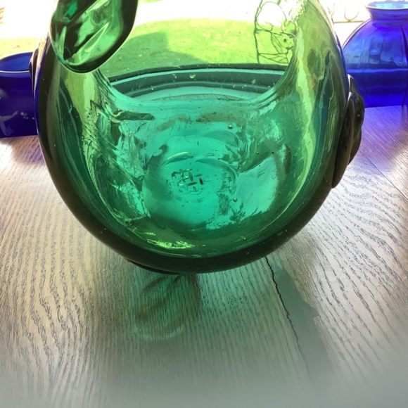 Stunning MCM 10” Murano Ice Bucket Vase - Picture 2 of 9